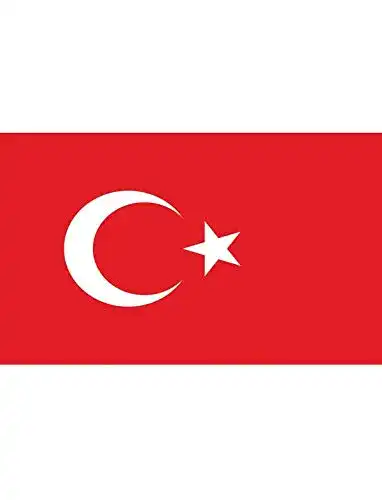 Türkei-Flagge TrendClub100 ® Fahne Flagge „Türkei Turkey TR“