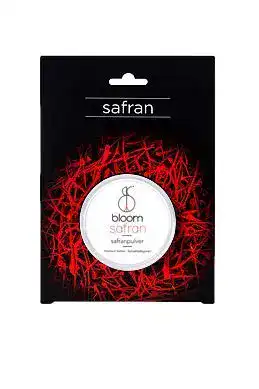 Safranpulver bloom safran 5g + 1g Safranfäden geschenkt