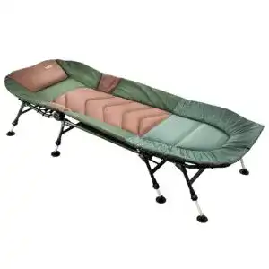Abhakmatte MK-Angelsport ” 8 Bein Karpfenliege bis 150kg belastbar – Angelliege Bedchair Gartenliege