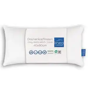 Kopfkissen 40 x 80 Böhmerwald Luxus Kopfkissen, 100 % Daunen