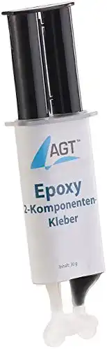 2-Komponenten-Kleber AGT 2K Kleber: Epoxy , hohe Belastbarkeit: 23 N/mm²
