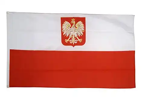 Polen-Flagge Flaggenfritze Fahne/Flagge Polen mit Adler