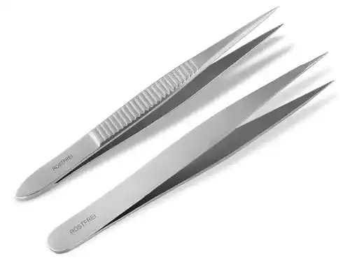 Splitterpinzette InstrumenteNrw Profi-Set Zupfpinzette Spitz