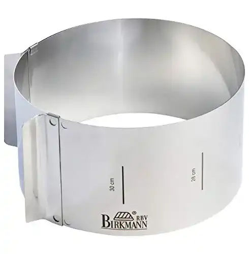 Tortenring RBV Birkmann, 429314, Easy Baking, Höhe 10 cm