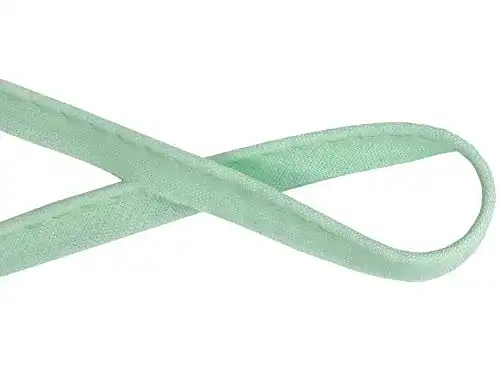 Paspelband Slantastoffe Baumwolle 18 Farben 5m, 10m Pastelgrün