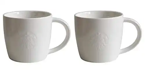 Starbucks-Tassen STARBUCKS Mug Short Fore Here Serie Weiss