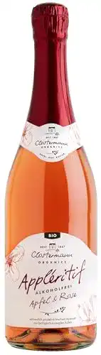 Alkoholfreier Sekt Clostermann Appléritif mit Rosen, (750 ml) – Bio