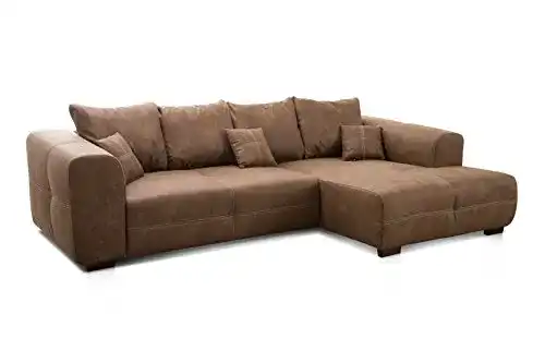 Cavadore-Sofa CAVADORE Ecksofa Mavericco / XXL Eckcouch Inkl