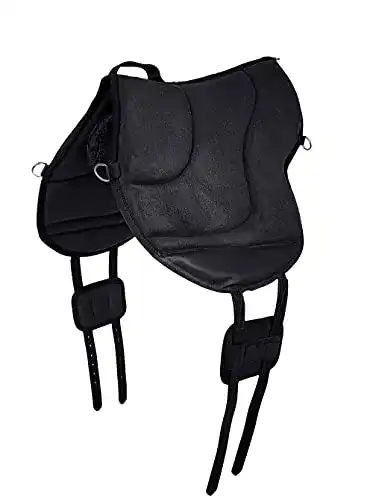Reitpad A&M Reitsport, Bareback Pad mit Klettkissen, baumlos