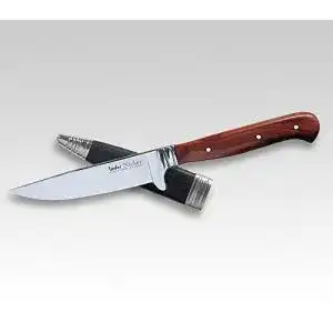 Jagdnicker LINDER Solingen Jagdmesser Flachnagel, Klinge: 9 cm