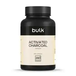 Aktivkohle-Kapseln Bulk Aktivkohle Kapseln, 280 mg, 60 Tabletten