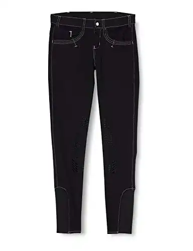 Reithose Herren Kerbl Herren Basicplus Größe Reithose, Schwarz