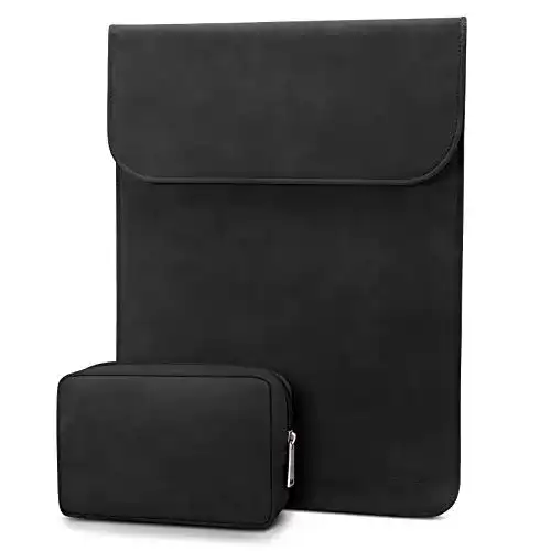 iPad-Lederhülle TECOOL Laptop Hülle 13 Zoll Tasche, Wasserdicht