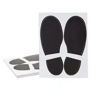 Fußabdruck-Aufkleber Juvale (Set, 32 Paar) – Selbstklebend