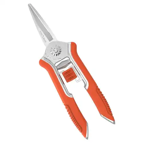 Blumenschere FLORA GUARD 16,5 cm Micro-Tip, Soft-Touch-Griff