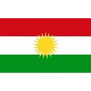 Kurdistan-Flagge U24 Fahne Flagge Kurdistan 60 x 90 cm