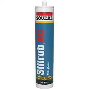 Soudal-Silikon Soudal Silirub AC 310ml Schwarz