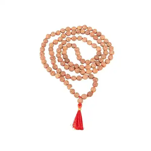 Rudraksha Wonder Care Rudraksh Natural 5 Face 4mm Mala