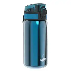 Trinkflasche ohne Plastik ion8 Auslaufsicher, Kinder, 400ml