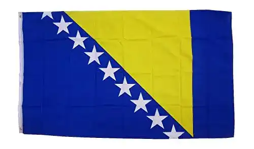 Bosnien-Flagge Flaggenfritze Bosnien-Herzegowina, gratis Sticker