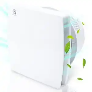 Badlüfter mit Feuchtigkeitssensor Ikodm Badlüfter 100mm