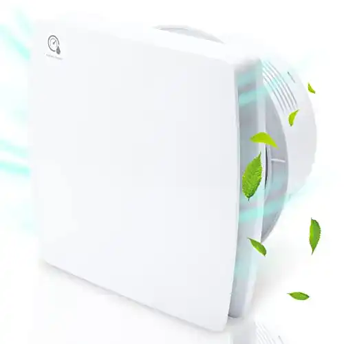 Badlüfter mit Feuchtigkeitssensor Ikodm Badlüfter 100mm