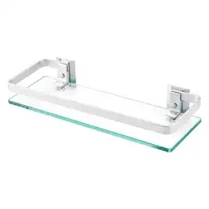 Glasregal KES Duschregal Glas 8mm Hartglas Duschablage Ablage Dusche