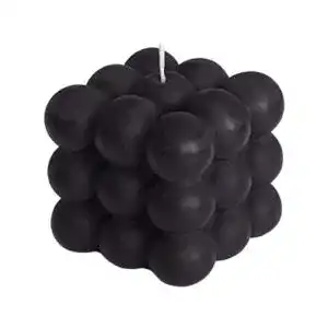 Bubble-Kerze LIVOA Bubble Kerze in schwarz