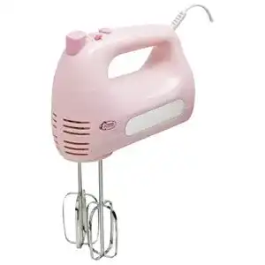Handmixer Bestron AHM300P im Retro Design mit Rührbesen