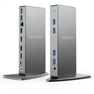 Laptop-Dockingstation WAVLINK Aluminium USB C/USB 3.0 Dual