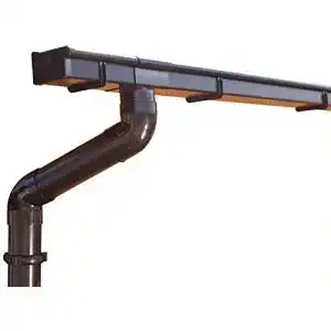 Dachrinne ‘S’lon Regenrinnen Set BG70, braun
