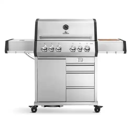 Burnhard-Grill BURNHARD EARL 4-Brenner Gasgrill Edelstahl
