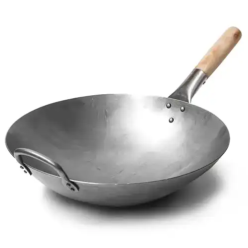 Wokpfanne Craft Wok Traditioneller handgehämmerter Wok