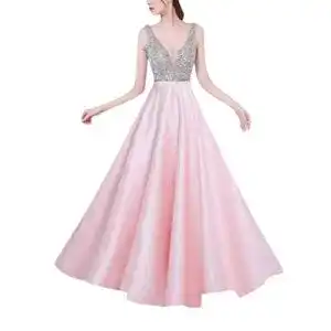 Ballkleid Minetom Damen Festlich Hochzeit Kleider Glänzend