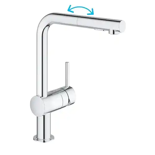 Die beste Küchenarmatur ausziehbar Grohe Minta, Einhand-, L-Auslauf 2026 Test Bestseller Küchenarmatur ausziehbar Grohe Minta, Einhand-, L-Auslauf