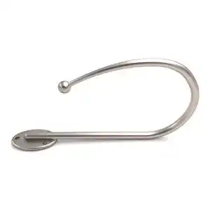 Raffhalter DécoProfi für Vorhänge/Gardinen Matt Silber Metall