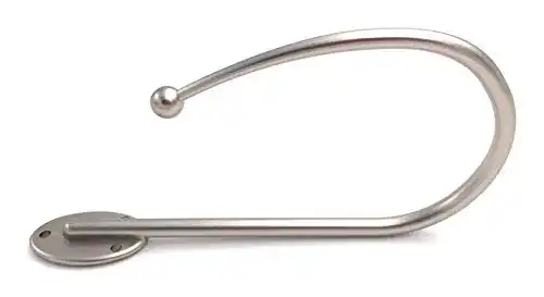 Raffhalter DécoProfi für Vorhänge/Gardinen Matt Silber Metall