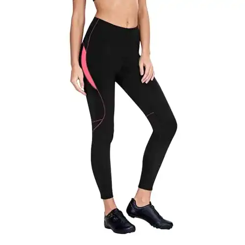 MTB-Hosen Santic Fahrradhose Damen Gepolstert Lang Radhose