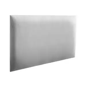 Bett-Kopfteil RAVIO Wandpaneel Gepolstert 60 x 30 cm, Hellgrau