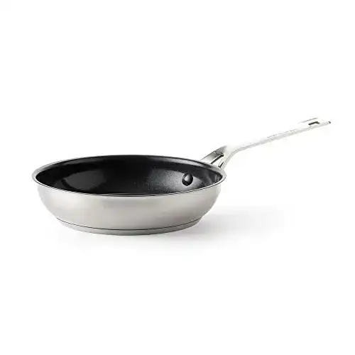KitchenAid-Pfanne KitchenAid, Edelstahl-Bratpfanne, 20 cm, Silber