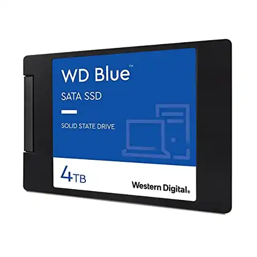 SSD (4TB) Western Digital WD Blue SATA SSD 4 TB, 2,5 Zoll