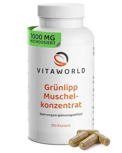 Grünlippmuschel-Kapseln Vita World Grünlippmuschel Konzentrat