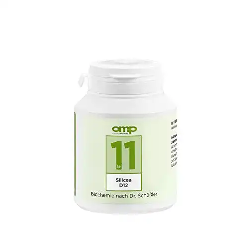 Kieselerde OMP Schüssler Salz Nr. 11, Silicea D12, 400 Tabletten