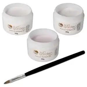 Acryl-Pulver sun garden nails Acryl Pulver Set 3x 30 ml