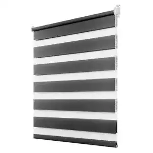 Verdunkelungsrollo Deswell Doppelrollo Klemmfix, 40 x 120 cm