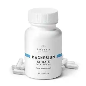 Magnesiumpräparat CHEERS Magnesiumcitrat, 90 Kapseln, Vegan