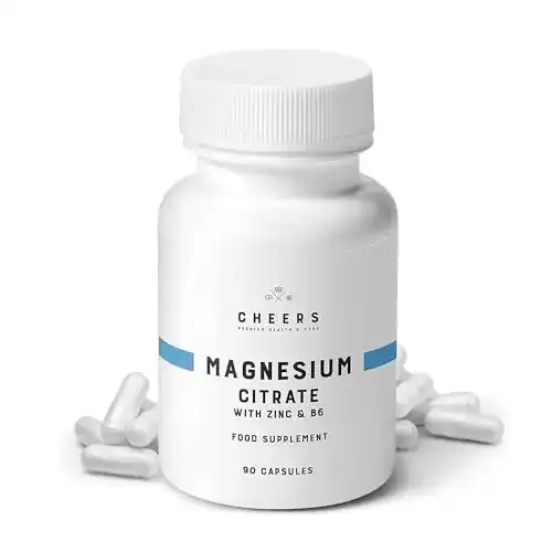 Magnesiumpräparat CHEERS Magnesiumcitrat, 90 Kapseln, Vegan