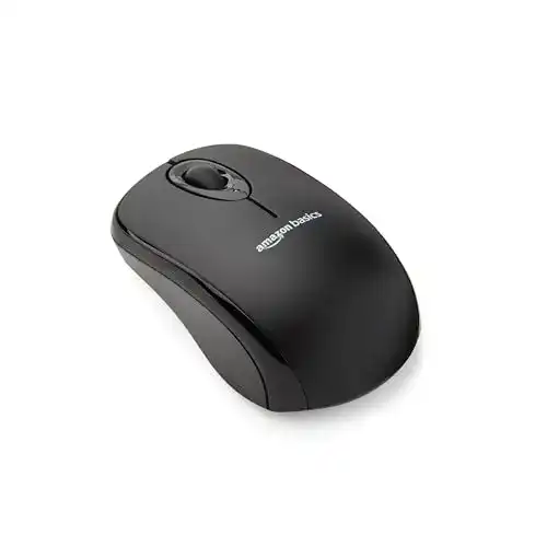 Mini-Maus Amazon Basics, Kabellos mit USB-Nano-Empfänger