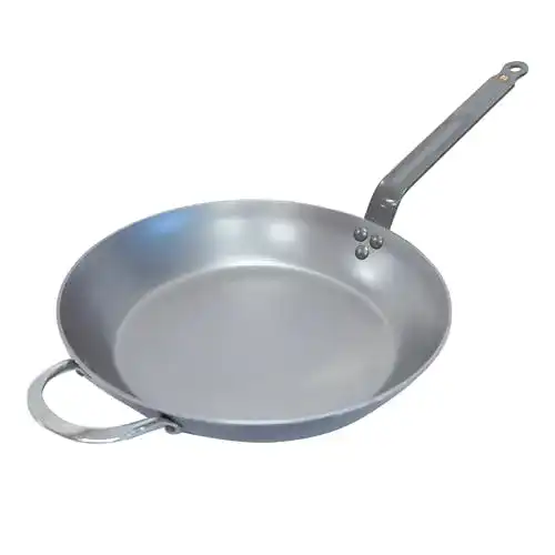 Pfanne 32 cm DE BUYER DeBuyer 5610.32 Eisenpfanne, silber