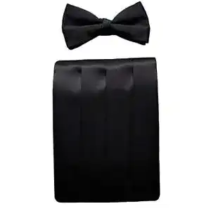Kummerbund Clermont Direct Schwarze Fliege und im Set